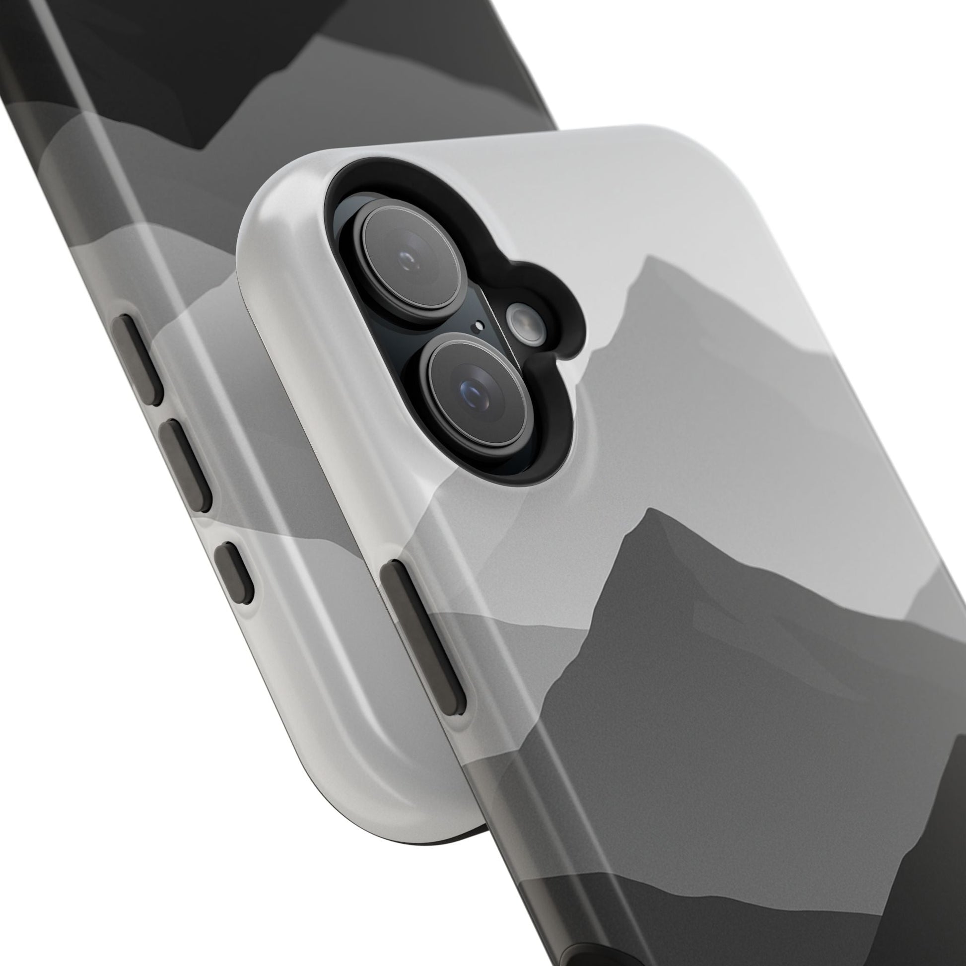 Monochrome Mountain Design iPhone Case | MagSafe  Shamo's