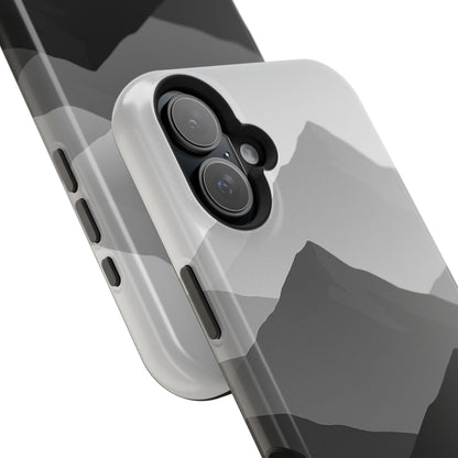 Monochrome Mountain Design iPhone Case | MagSafe  Shamo's
