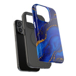 Blue Gold Marble Phone Case  Shamo's