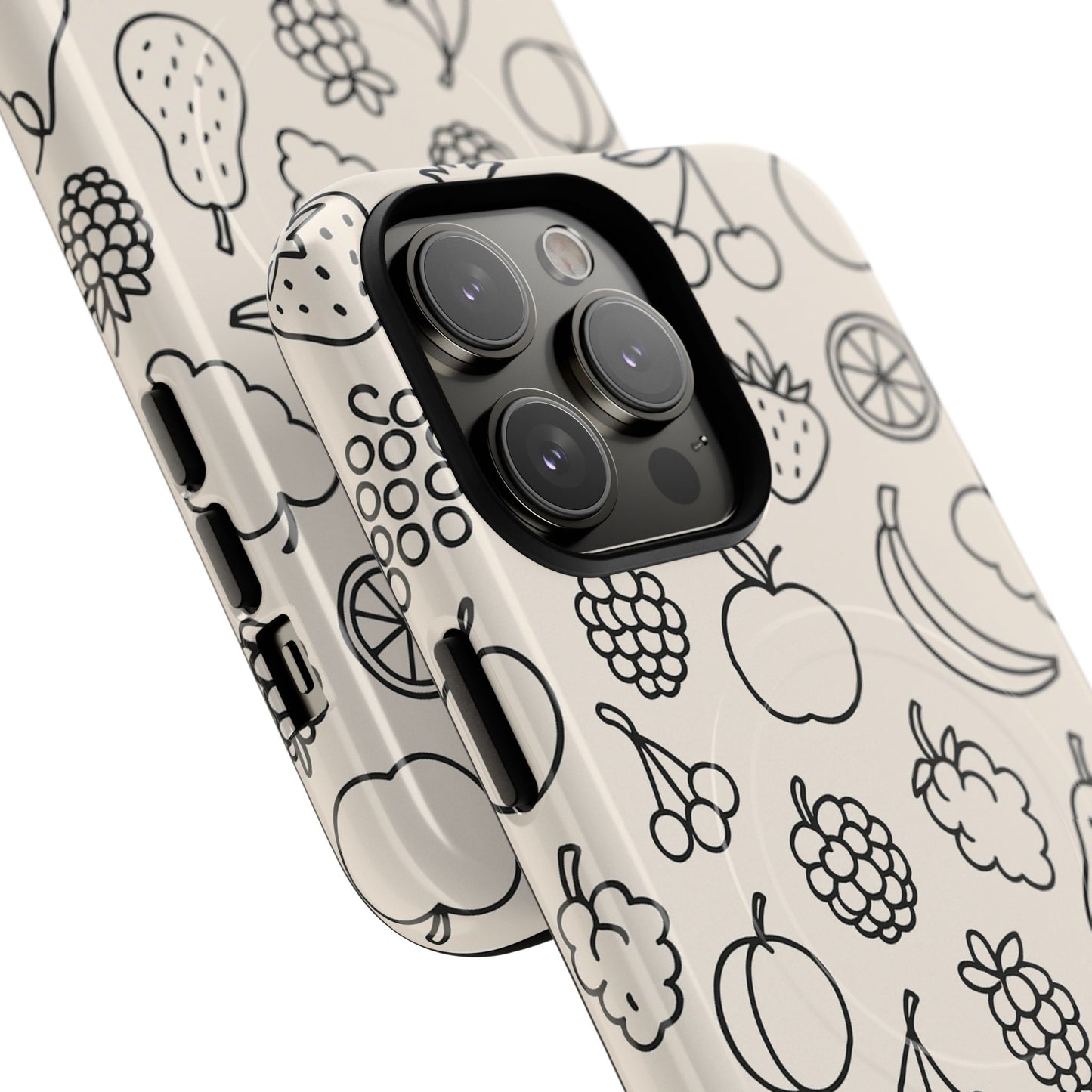 Fruit Pattern Tough iPhone Case | Compatible with MagSafe