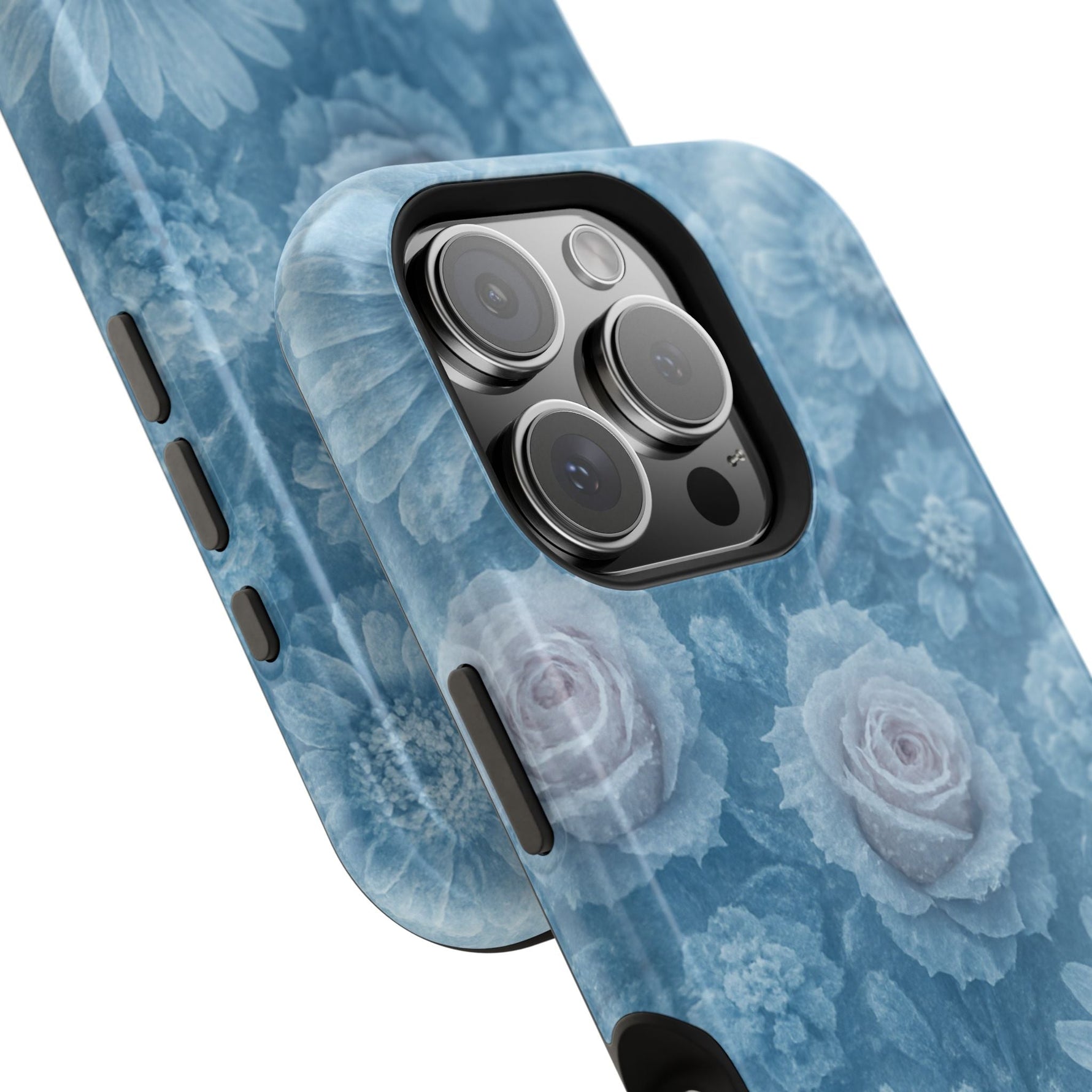 Frozen Beauty Floral Rose iPhone Case | MagSafe compatible  Shamo's