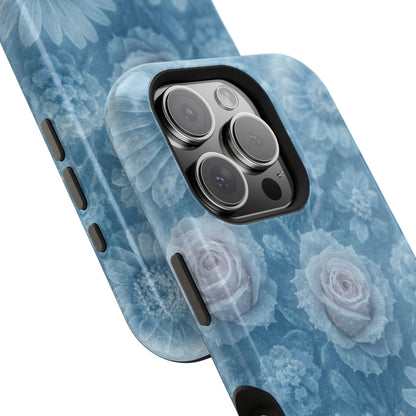 Frozen Beauty Floral Rose iPhone Case | MagSafe compatible  Shamo's
