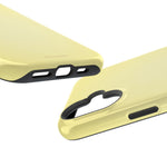 Baby Yellow Solid Color MagSafe Compatible Impact-Resistant Phone Case | Slim Protective Cover