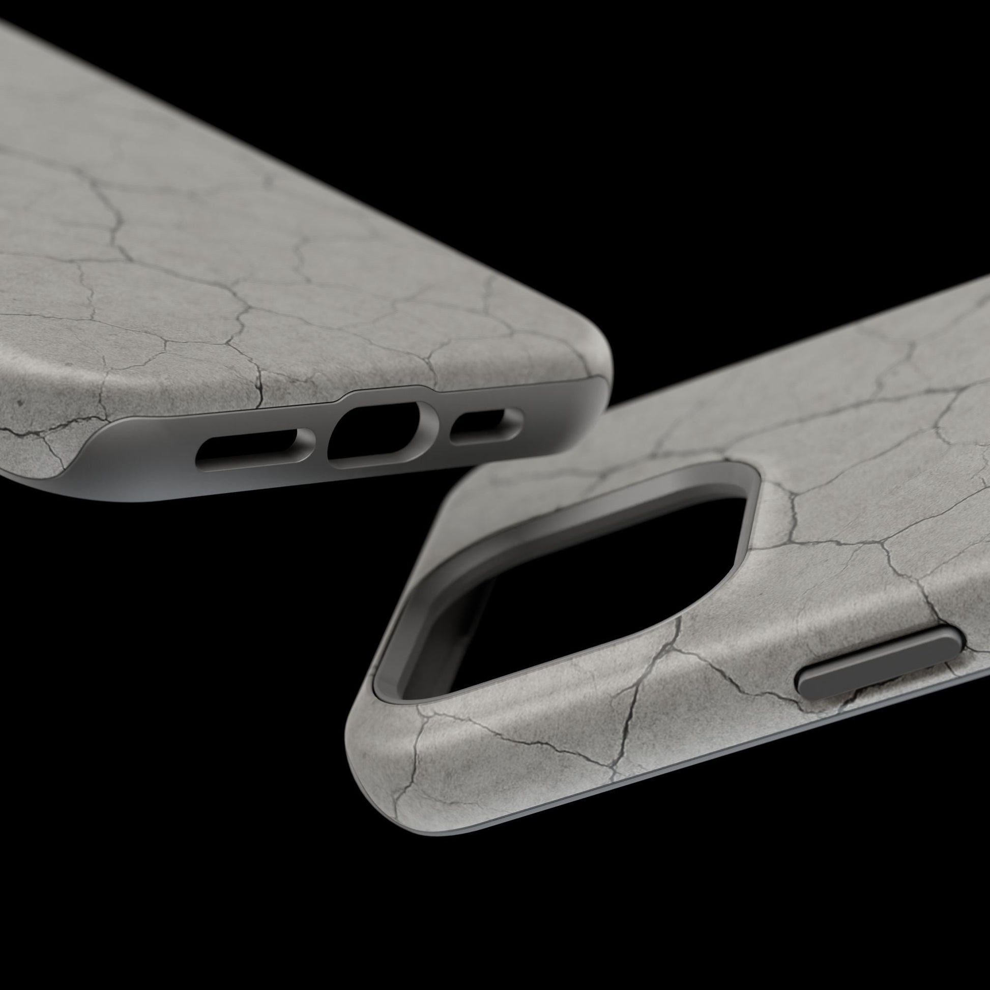 Cracked Concrete Texture iPhone Case with MagSafe compatibility  Shamo's