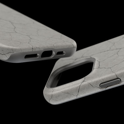 Cracked Concrete Texture iPhone Case with MagSafe compatibility  Shamo's