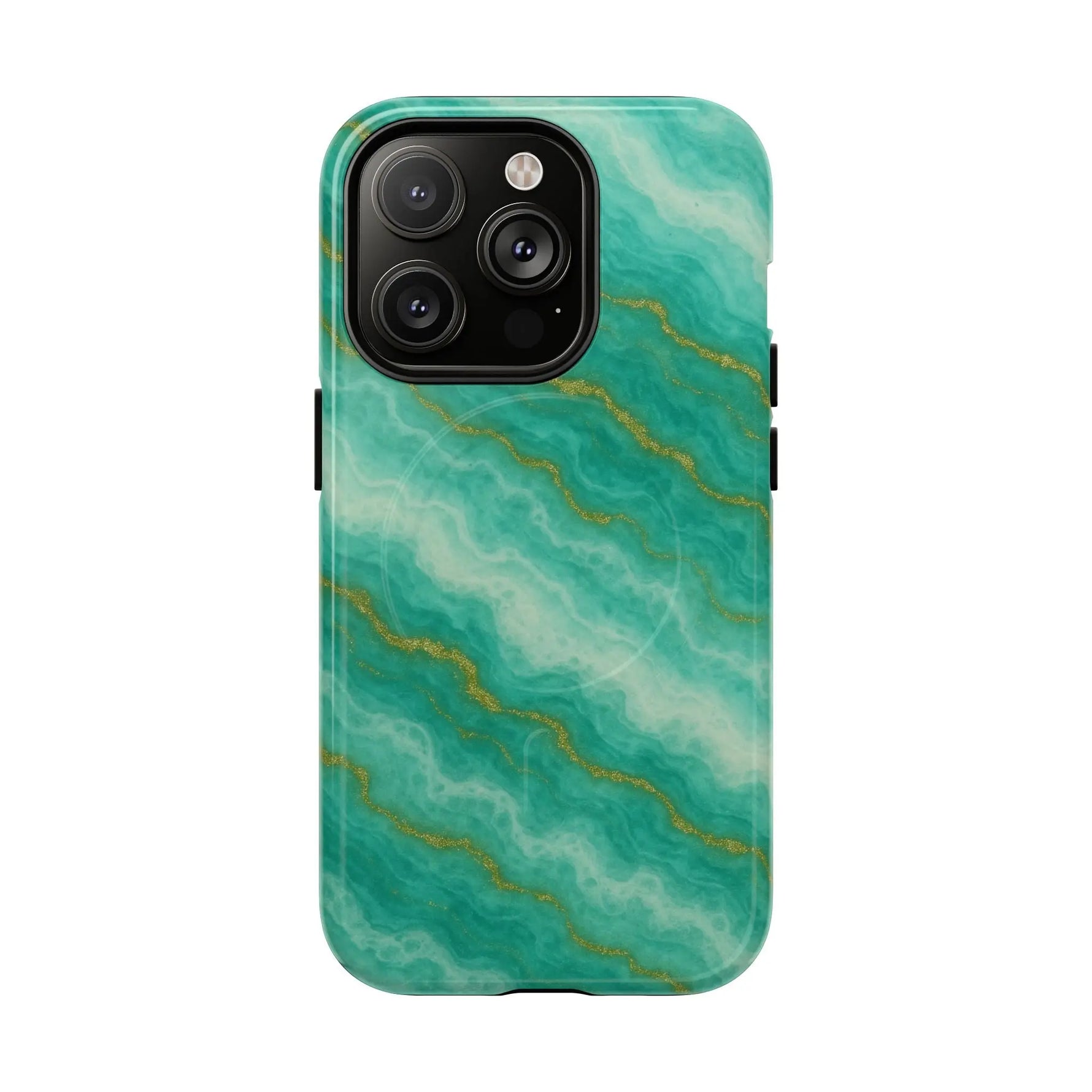Ocean Marble Flow iPhone Case with MagSafe - Shamo's