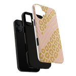 Pink Gold Leopard iPhone Case compatible with MagSafe  Shamo's