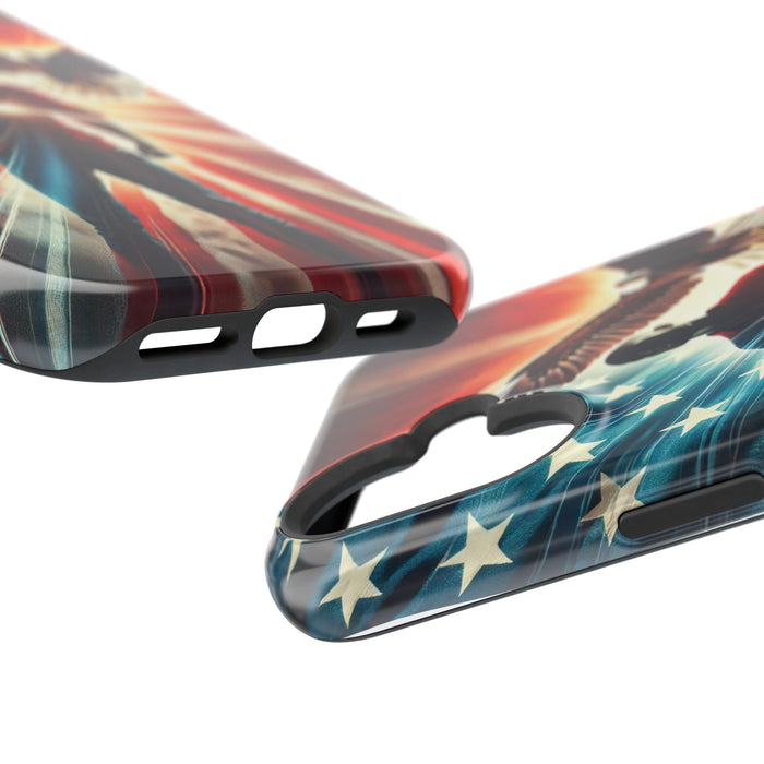 Magnetic Tough Phone Case with MagSafe Compatibility - Proud American Design Edition