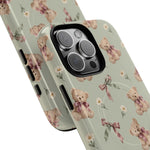 Funda para iPhone con lazo y osito de peluche con MagSafe