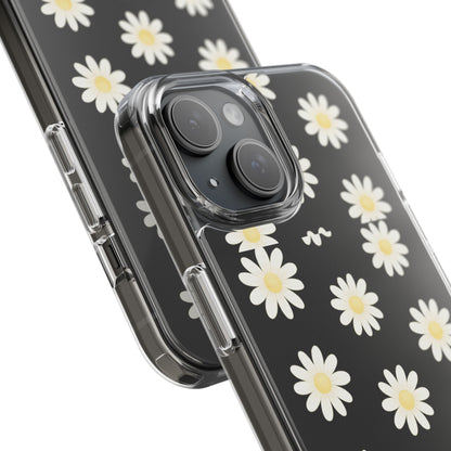 Daisy Floral Clear iPhone Case