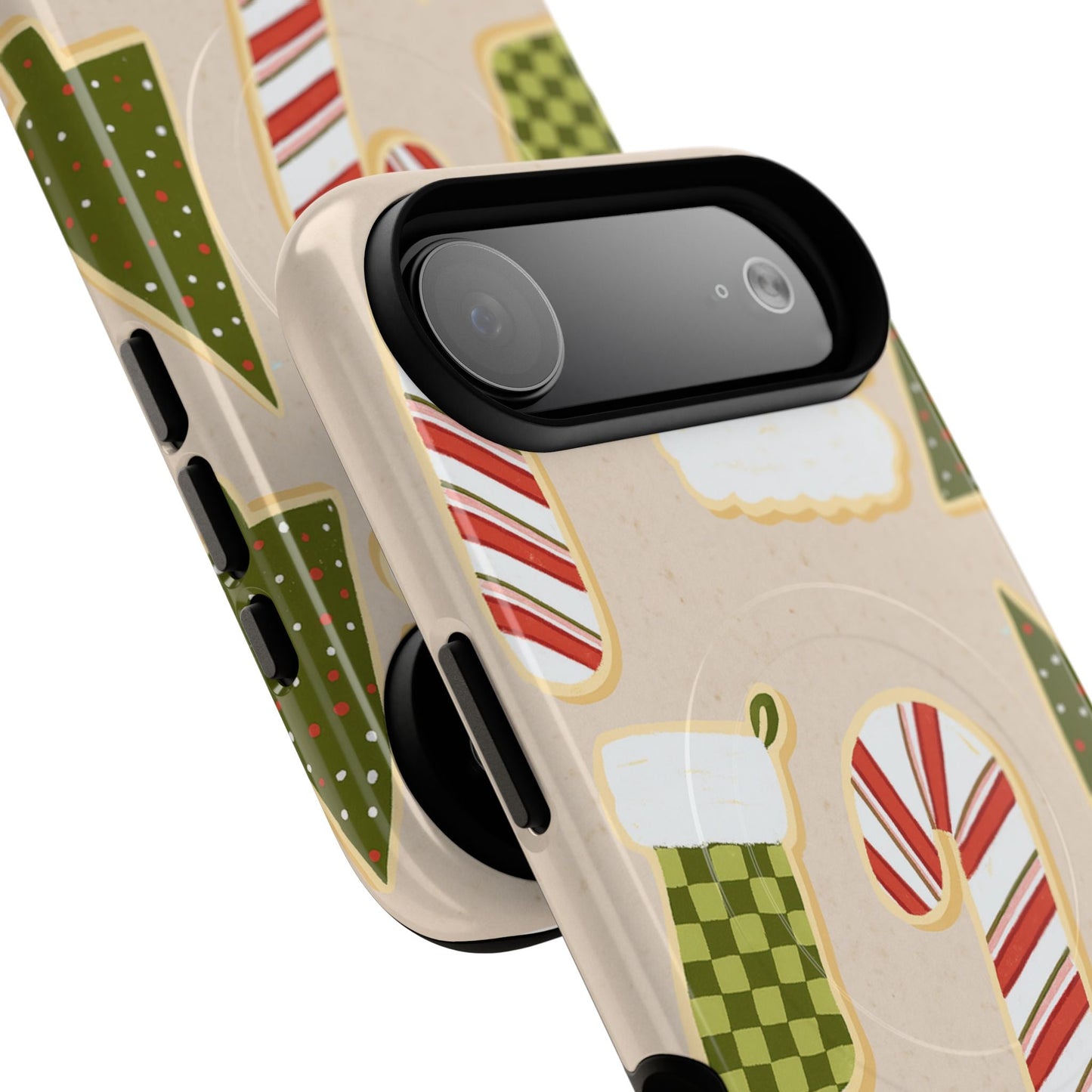 Festive Candy Cane Holiday iPhone Case | MagSafe  Shamo's