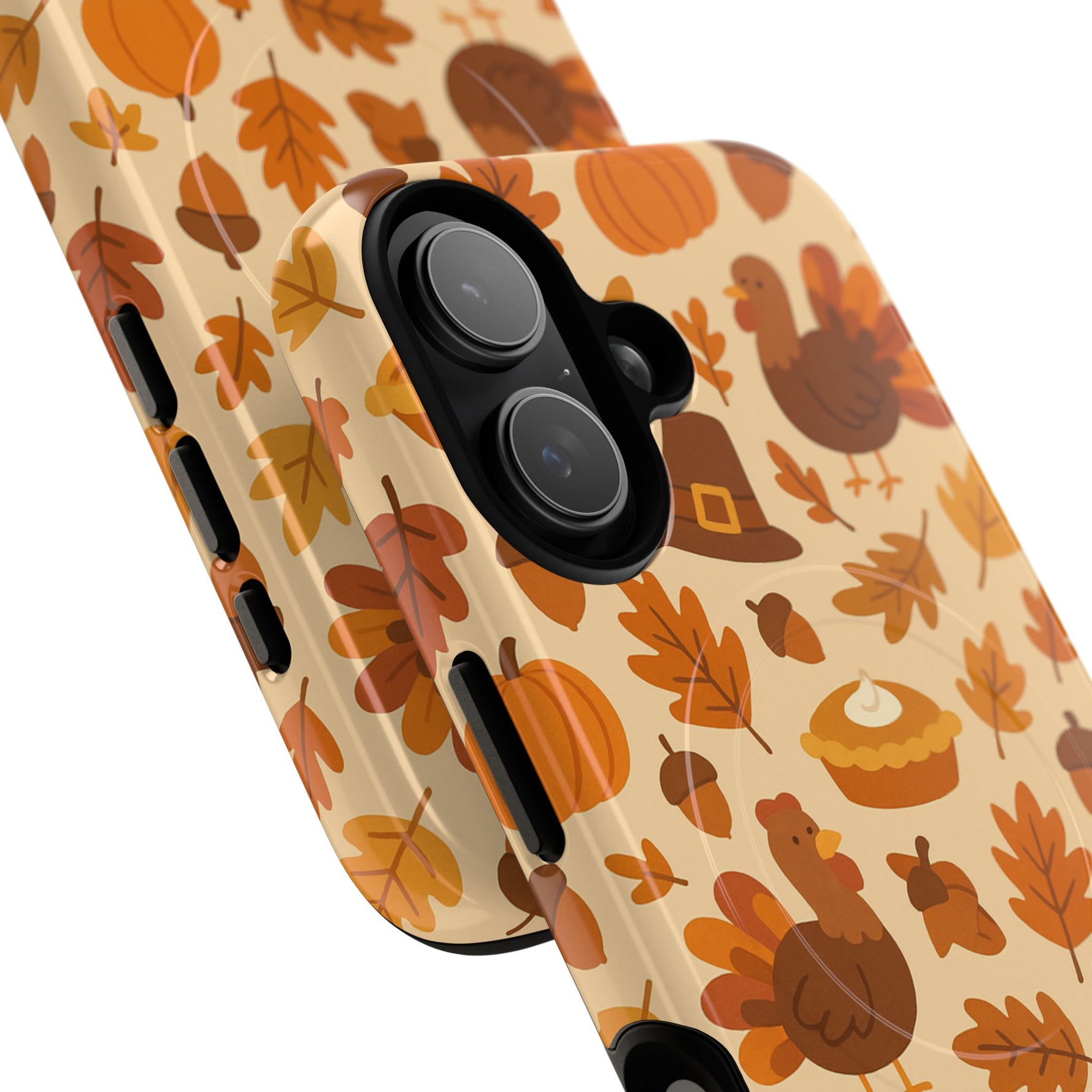 Thanksgiving-Themed Tough Magnetic iPhone Case | Compatible with MagSafe - Shamo's