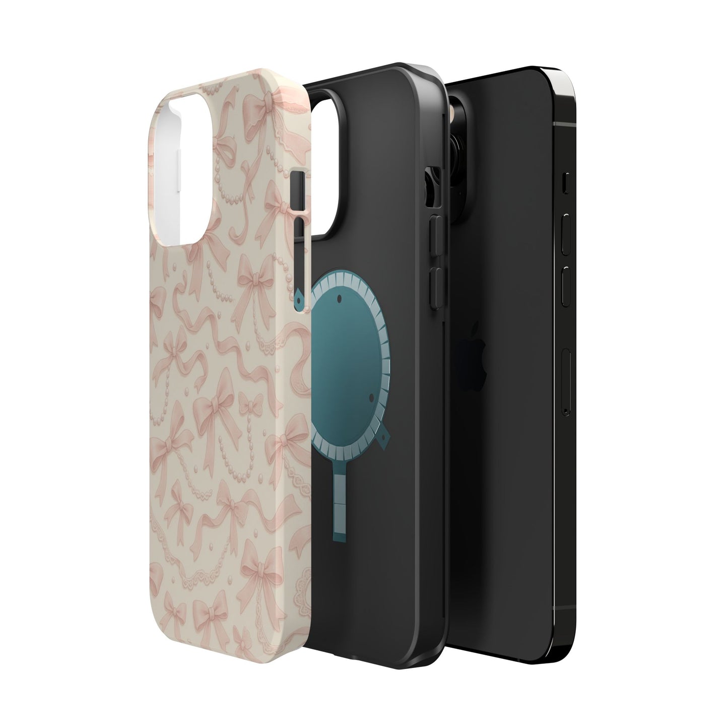 Coquette Bows Pattern iPhone Case | MagSafe