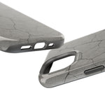 Cracked Concrete Texture iPhone Case with MagSafe compatibility