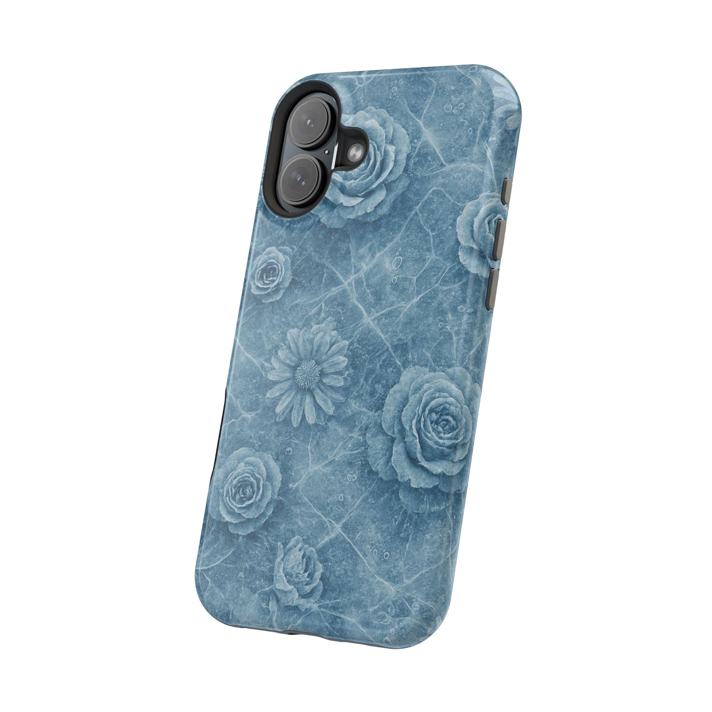 Frozen Flower Impact-Resistant iPhone Case — MagSafe Compatible  Shamo's