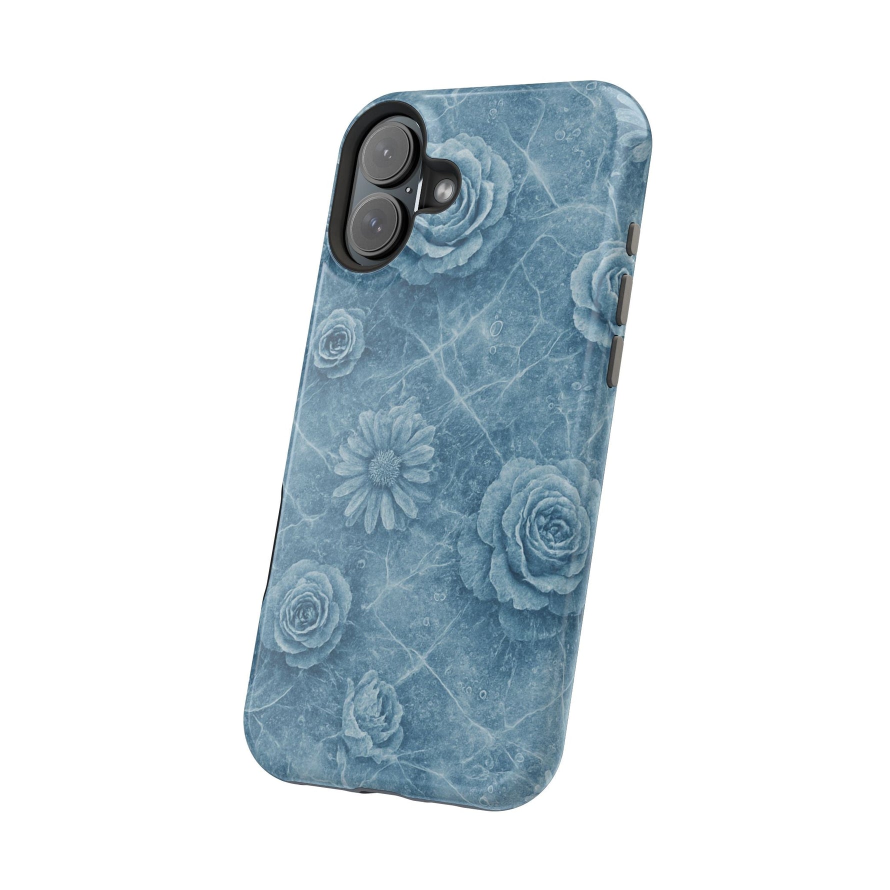 Frozen Flower Impact-Resistant iPhone Case — MagSafe Compatible  Shamo's