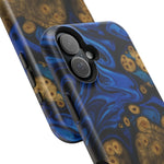 Blue Swirl & Burl Wood Impact iPhone Case | MagSafe compatible  Shamo's