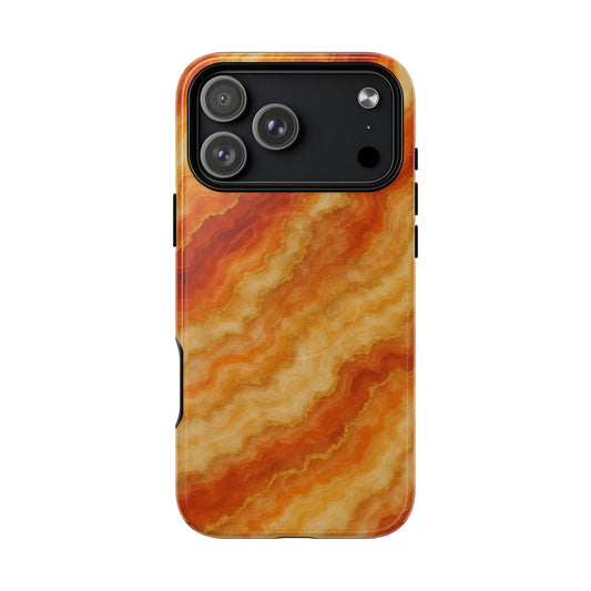 Amber Agate Marble iPhone Case with MagSafe - Shamo's