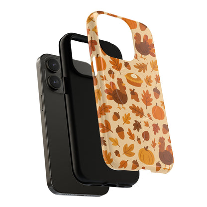 Thanksgiving-Themed Tough Magnetic iPhone Case | Compatible with MagSafe