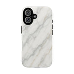 Classic White Marble iPhone Case with MagSafe - Shamo's