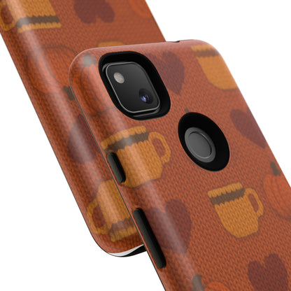 Fall Pumpkin & Coffee iPhone Case