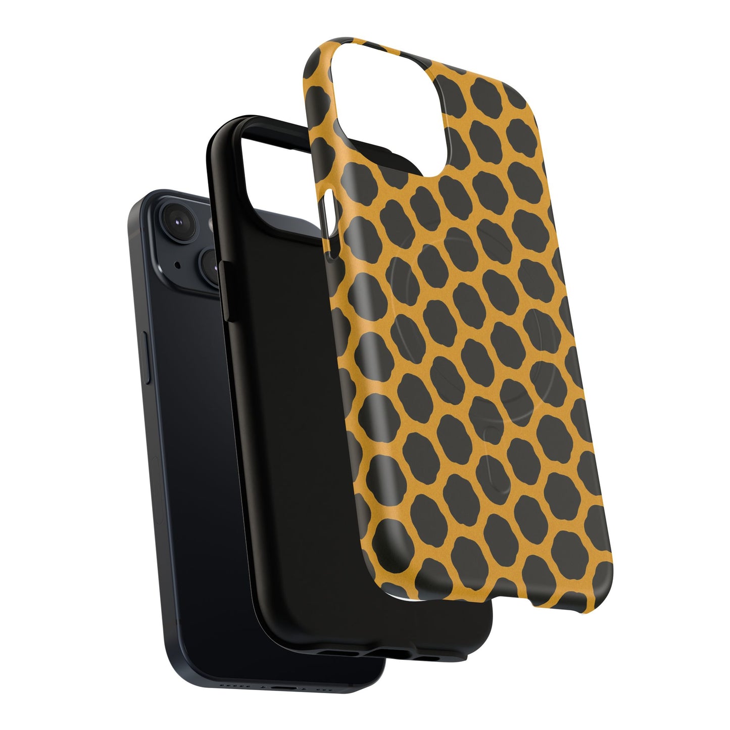 Stylish Leopard Pattern Magnetic iPhone Case | Compatible with MagSafe