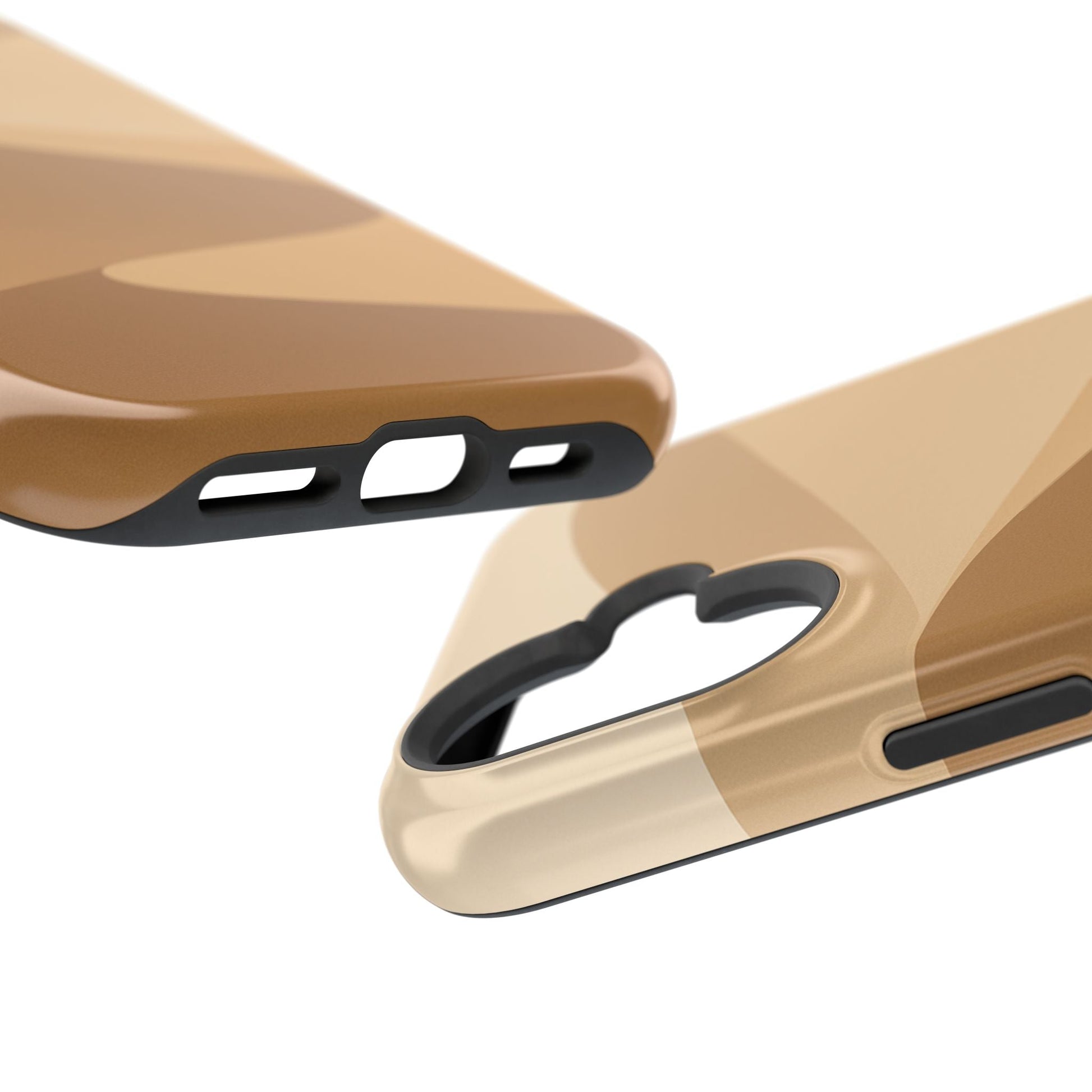 Neutral Desert Wave Design iPhone Case | MagSafe  Shamo's