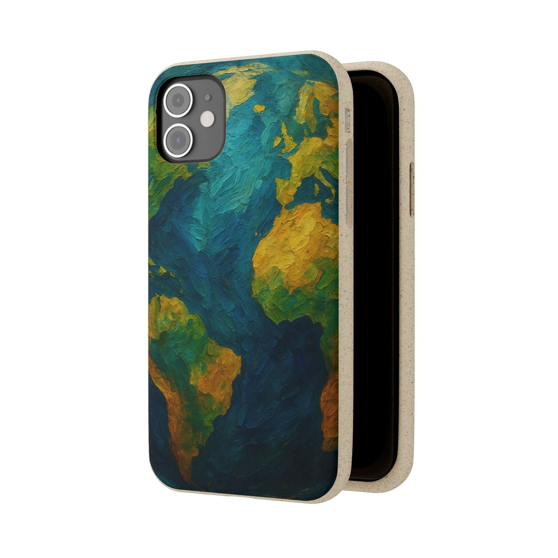 Biodegradable Phone Case — Earth Illustration Eco-Friendly Case  Shamo's