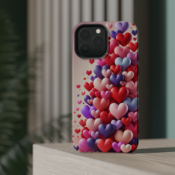 Shamo's Phone Case | MagSafe Compatible | Love Hearts Theme for iPhone 17 and more