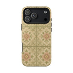 Vintage Rustic Foral Tiles iPhone Case | MagSafe - Shamo's