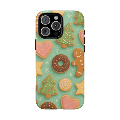Holiday Cookie Pattern iPhone Case — MagSafe compatible - Shamo's