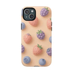 Fruitful 3D Strawberries Berries Tough Magnetic MagSafe Phone Case