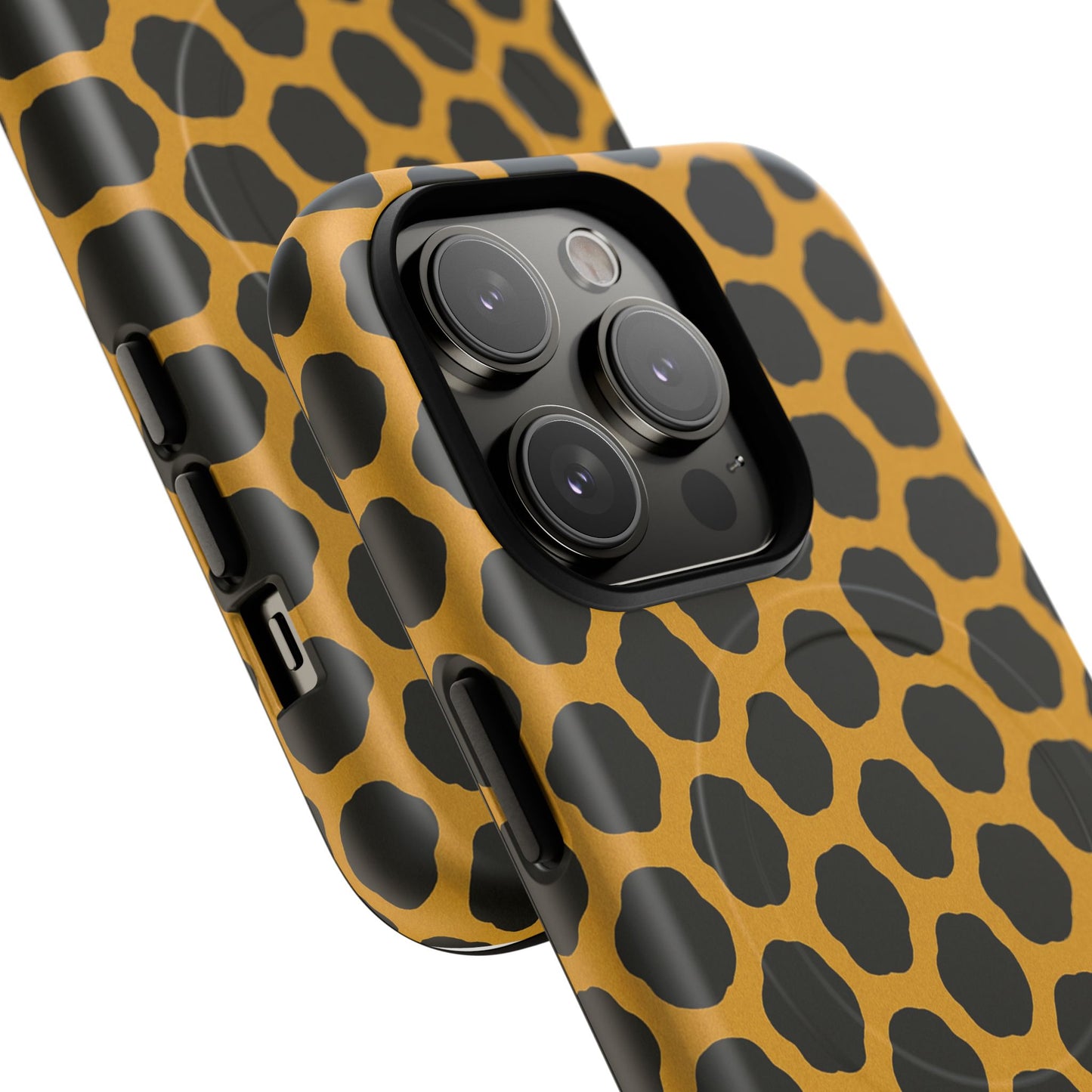 Stylish Leopard Pattern Magnetic iPhone Case | Compatible with MagSafe