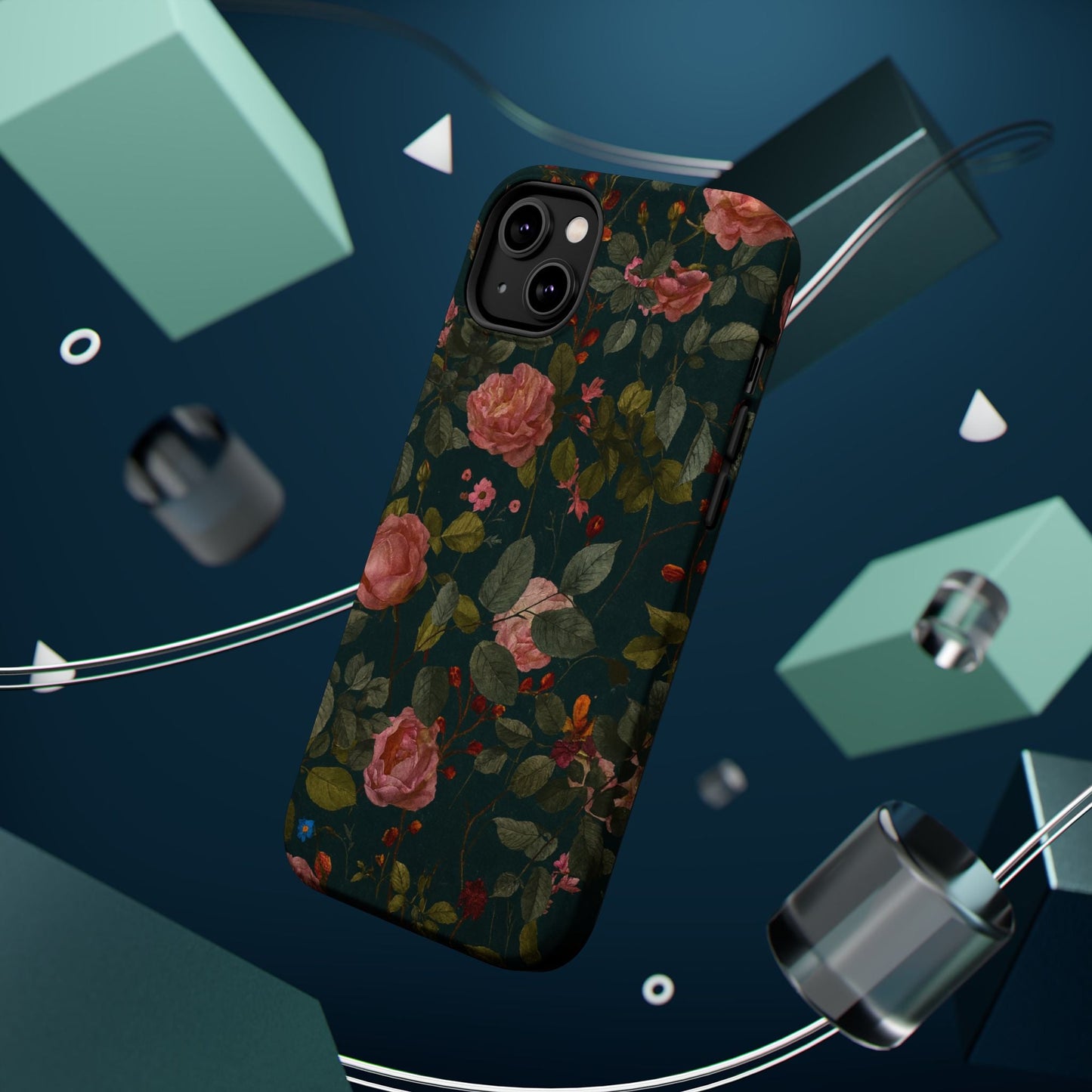 Floral Rose Realistic iPhone Case with MagSafe  Shamo's