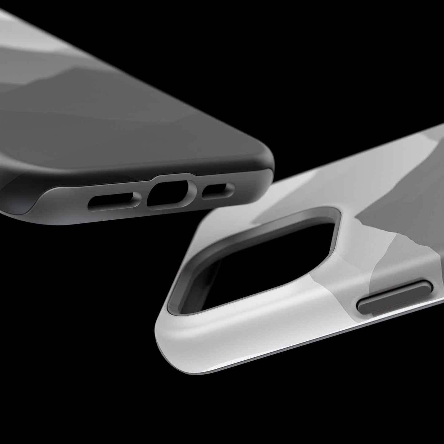 Monochrome Mountain Design iPhone Case | MagSafe  Shamo's