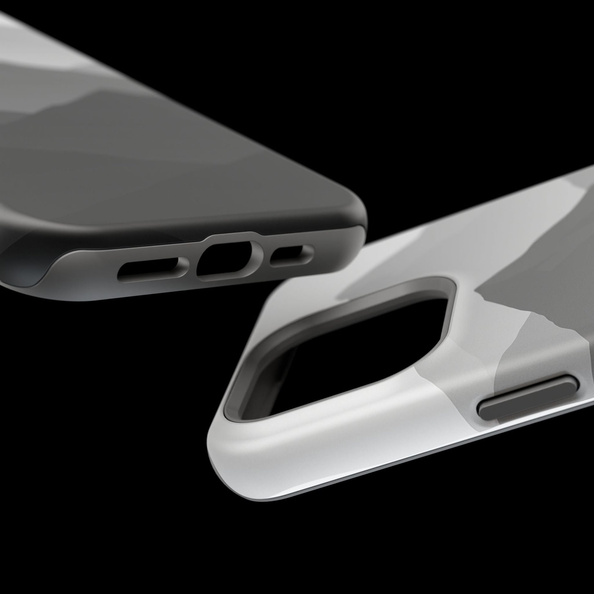 Monochrome Mountain Design iPhone Case | MagSafe  Shamo's