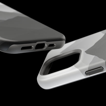 Monochrome Mountain Design iPhone Case | MagSafe  Shamo's