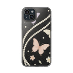 Butterfly Pearl Impact-Resistant Clear iPhone Case - iPhone 15 Plus / Without gift packaging - Shamo's