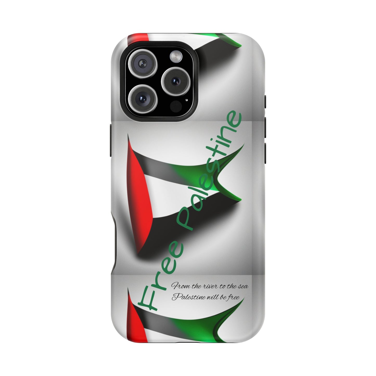 MagSafe Tough Case: Palestinian Flag & 'From the River to the Sea, Palestine Will Be Free