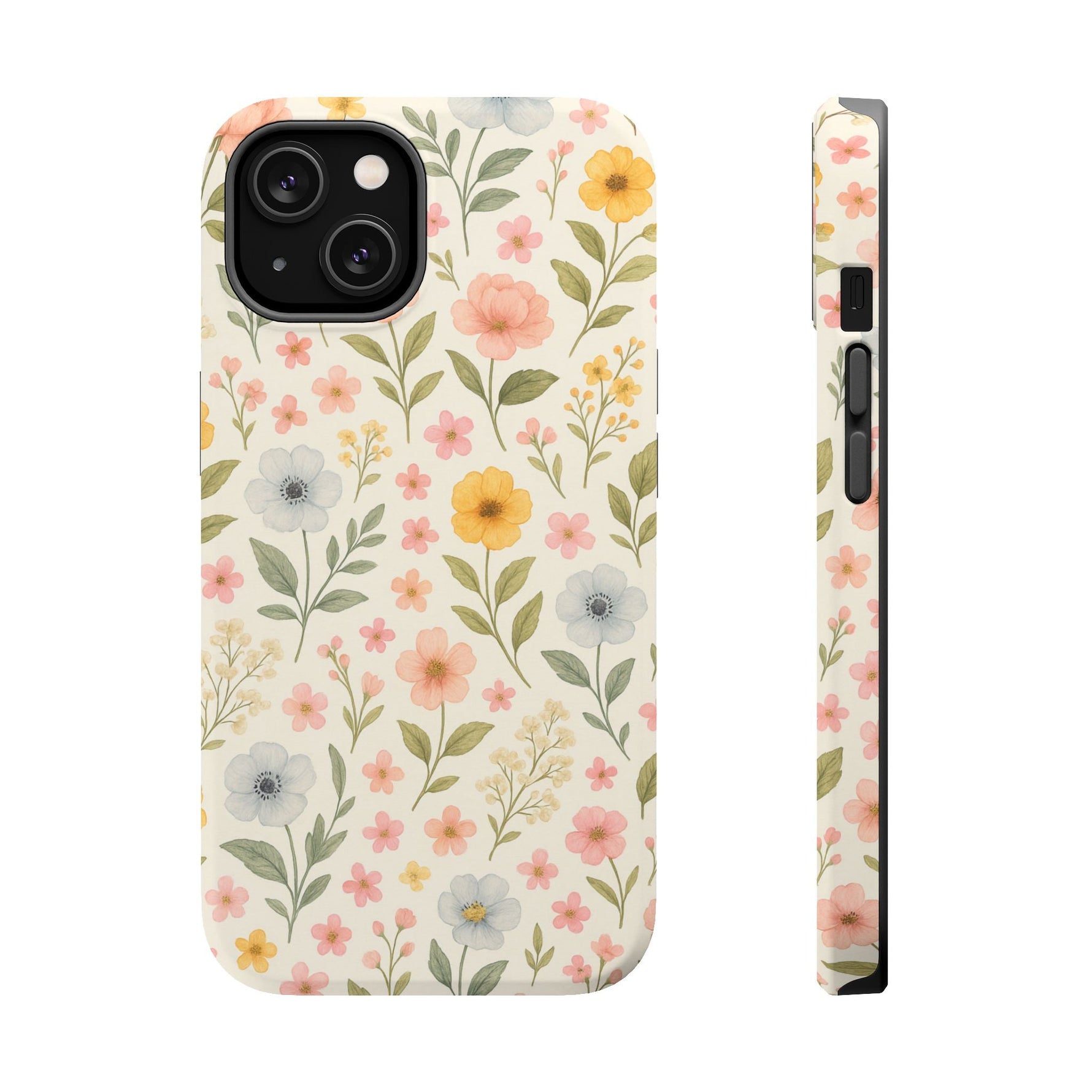 Floral Garden Impact iPhone Case with MagSafe compatibility  Shamo's iPhone 14 / Matte