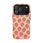 Strawberry Pattern Magnetic Phone Case | Berry Sweet Love