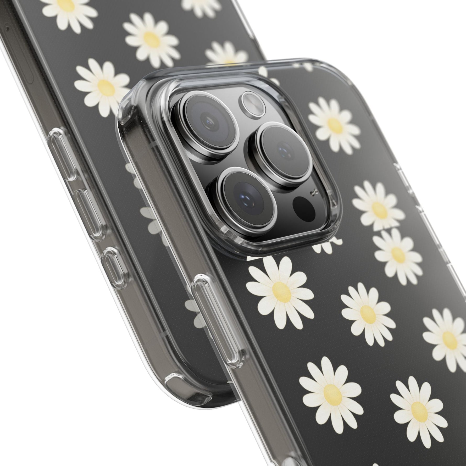 Daisy Floral Clear iPhone Case  Shamo's
