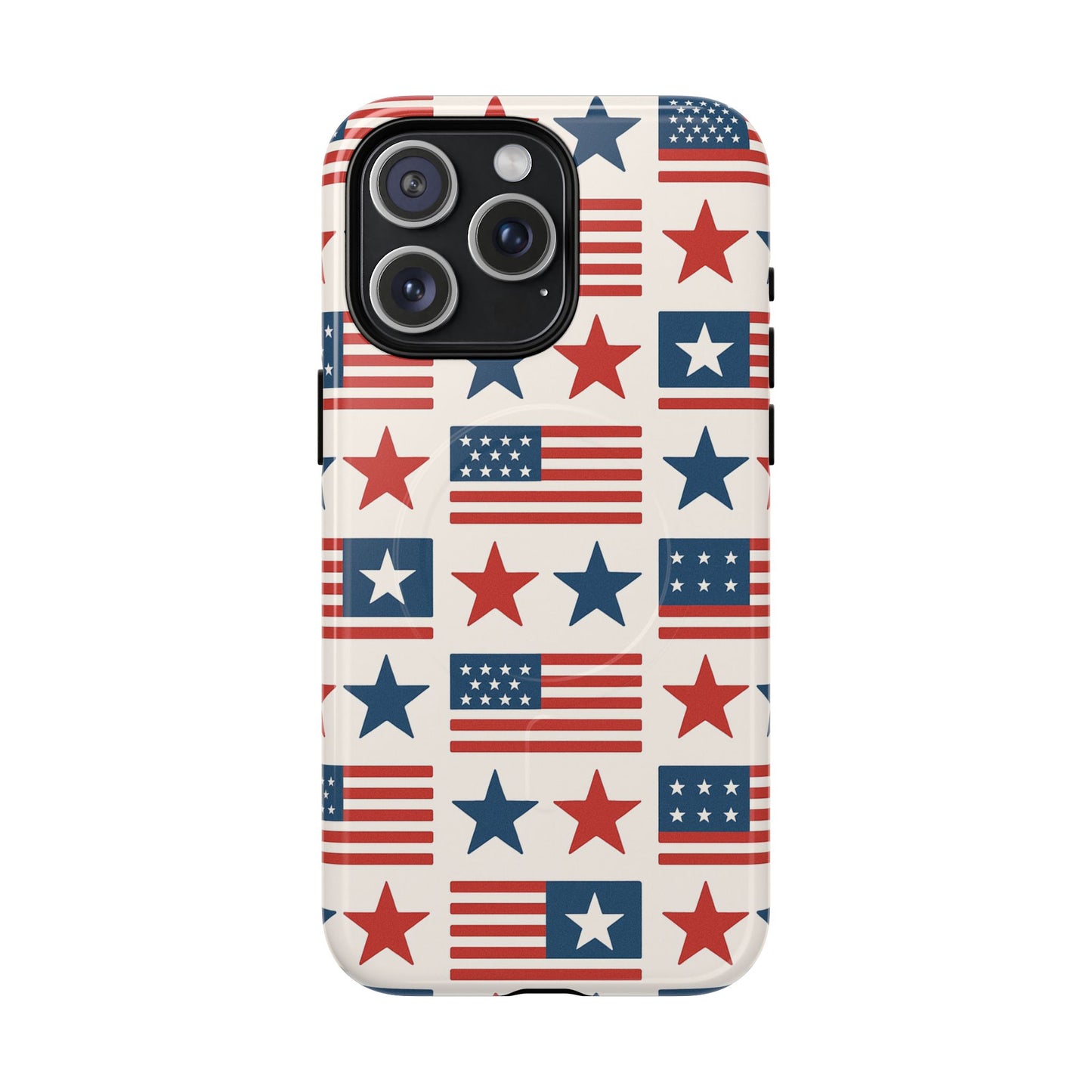 Patriotic American Flag iPhone Case | MagSafe