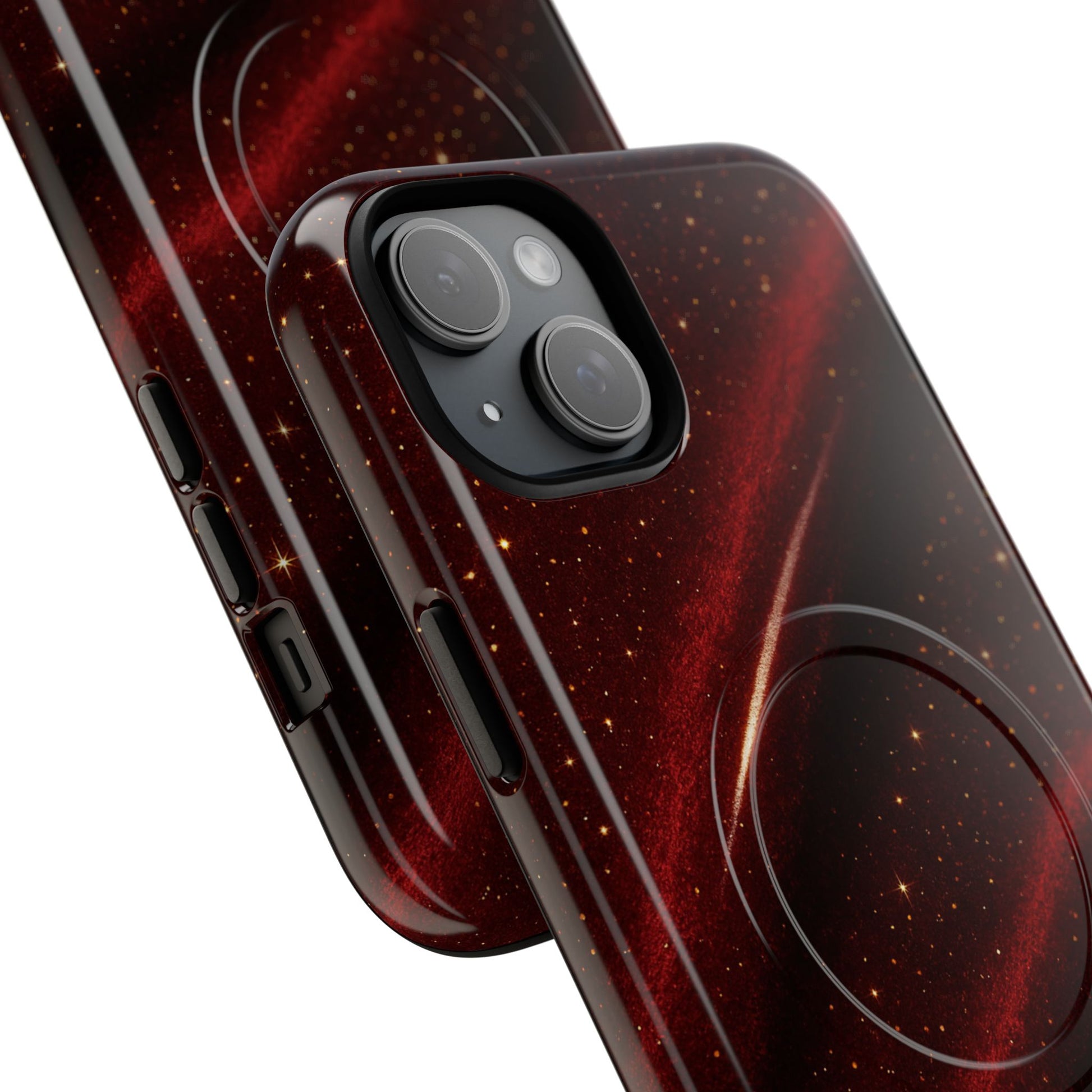 Red Nebula iPhone Case with MagSafe - Shamo's