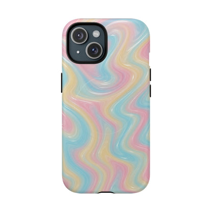 Rainbow Marble Swirl iPhone Case with MagSafe - Shamo's