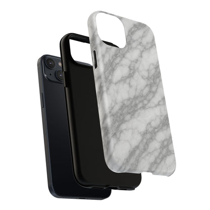 Silver Mist Marble iPhone Case with MagSafe