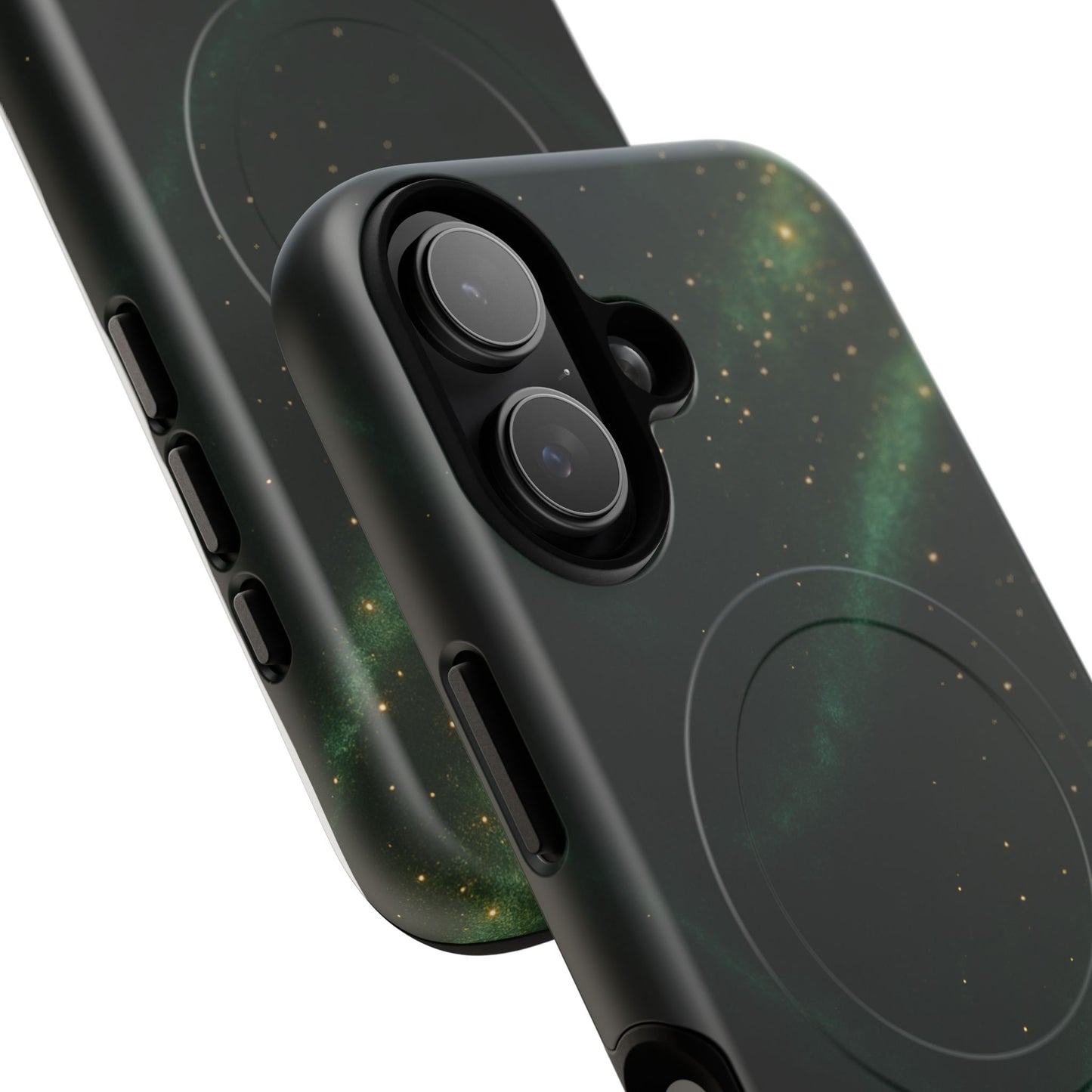 Luxury Series Emerald Galaxy iPhone Case with MagSafe