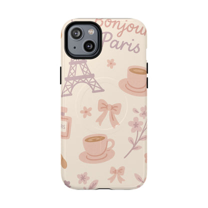 Chic Parisian iPhone Case - with Eiffel Tower Design | MagSafe
