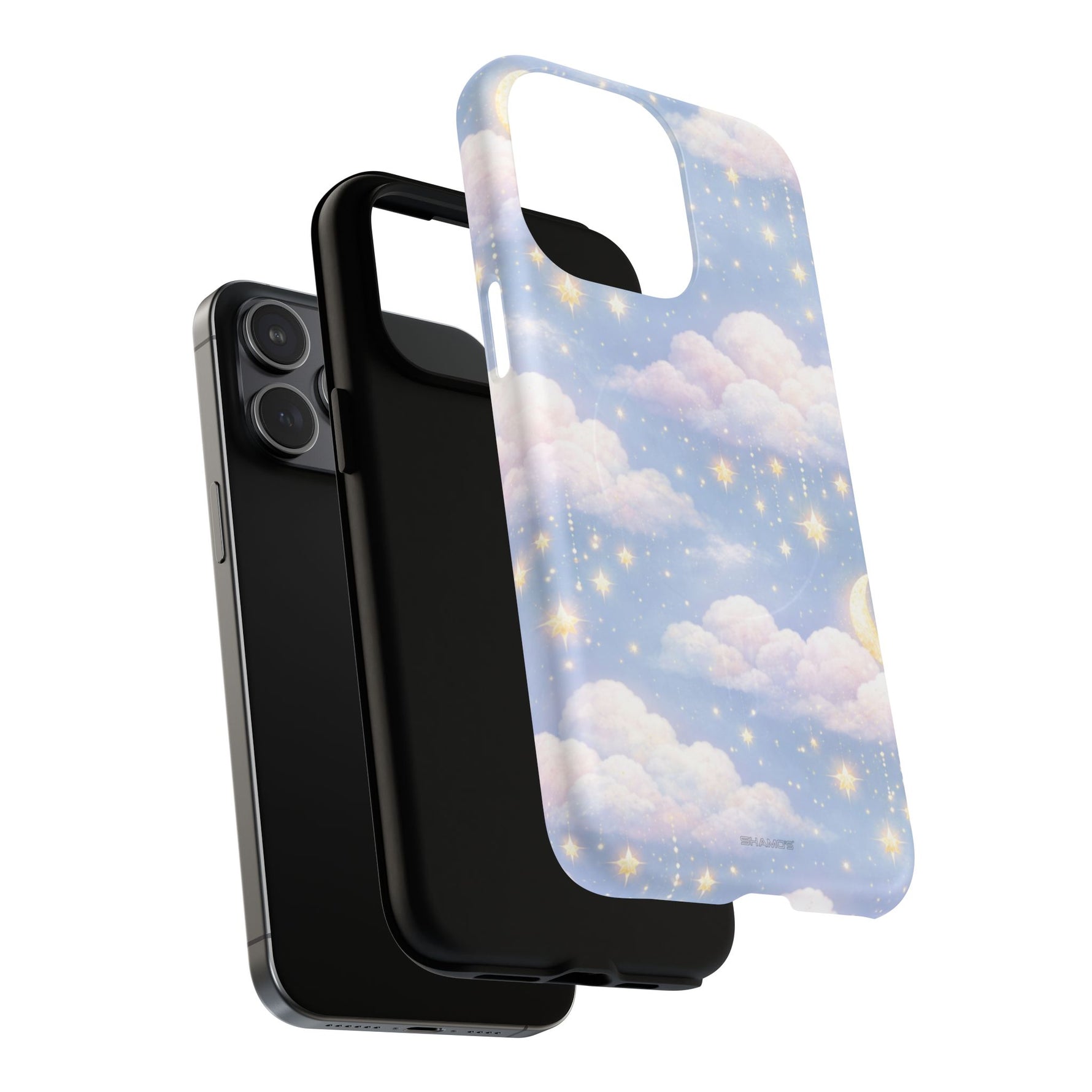 Starlit Clouds i Phone Case with MagSafe - iPhone 17 / Glossy - Shamo's