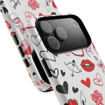 Love Doodle Tough iPhone Case (MagSafe compatible)  Shamo's